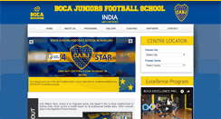 Desktop Screenshot of bocajuniorsindia.com